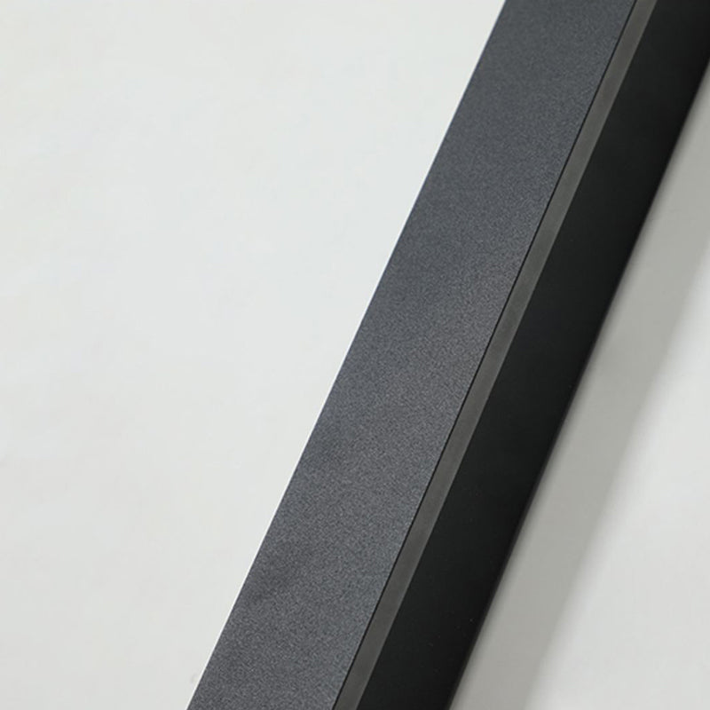 Edge Black Minimalist Linear Outdoor Wall Light