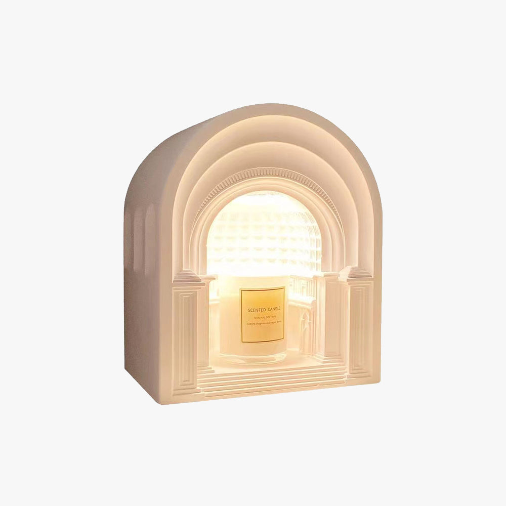 Felicie Art Deco Dome Candle Table Lamp