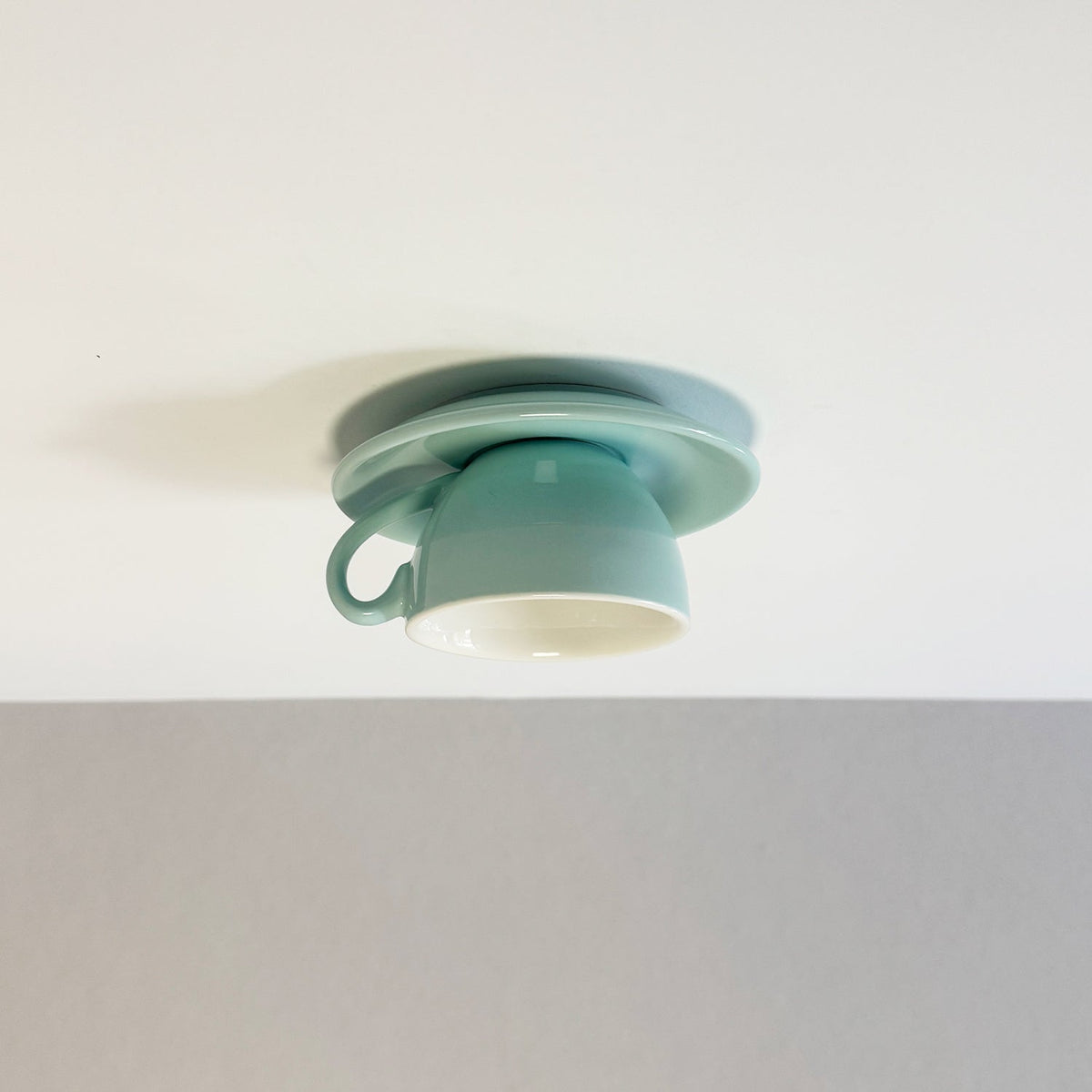 Valentina Modern Coffee Cups Ceramic Flush Ceiling Lighting