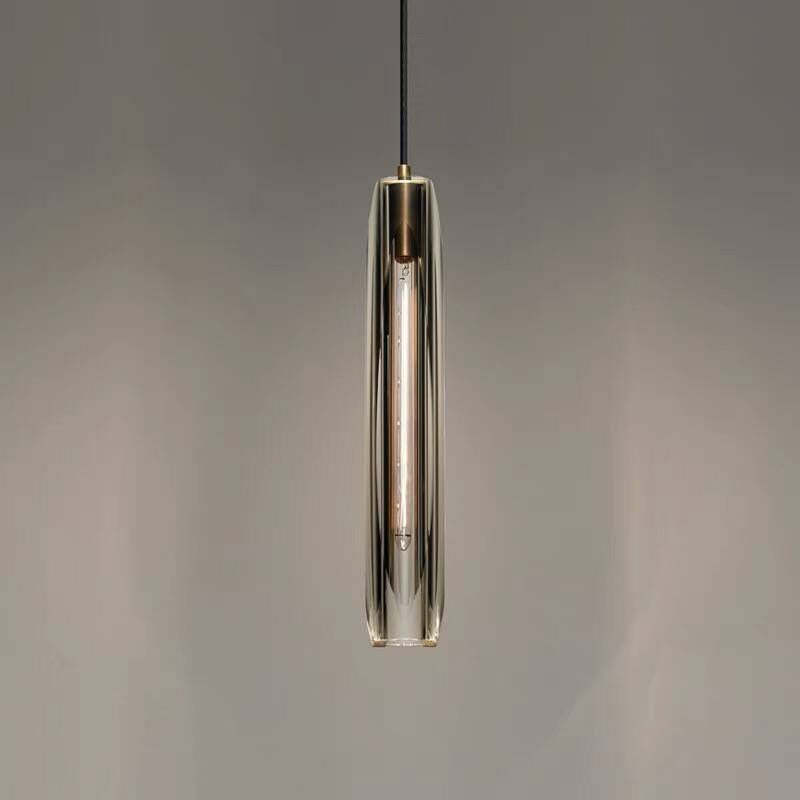 Sana Brass Pendant Lamp Gray
