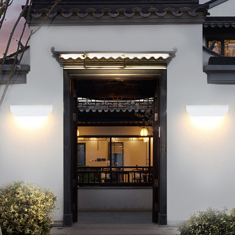Orr Curved Outdoor Wall Lamp