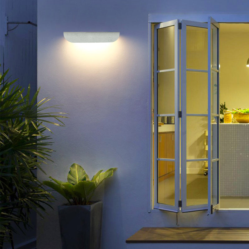 Orr Curved Outdoor Wall Lamp