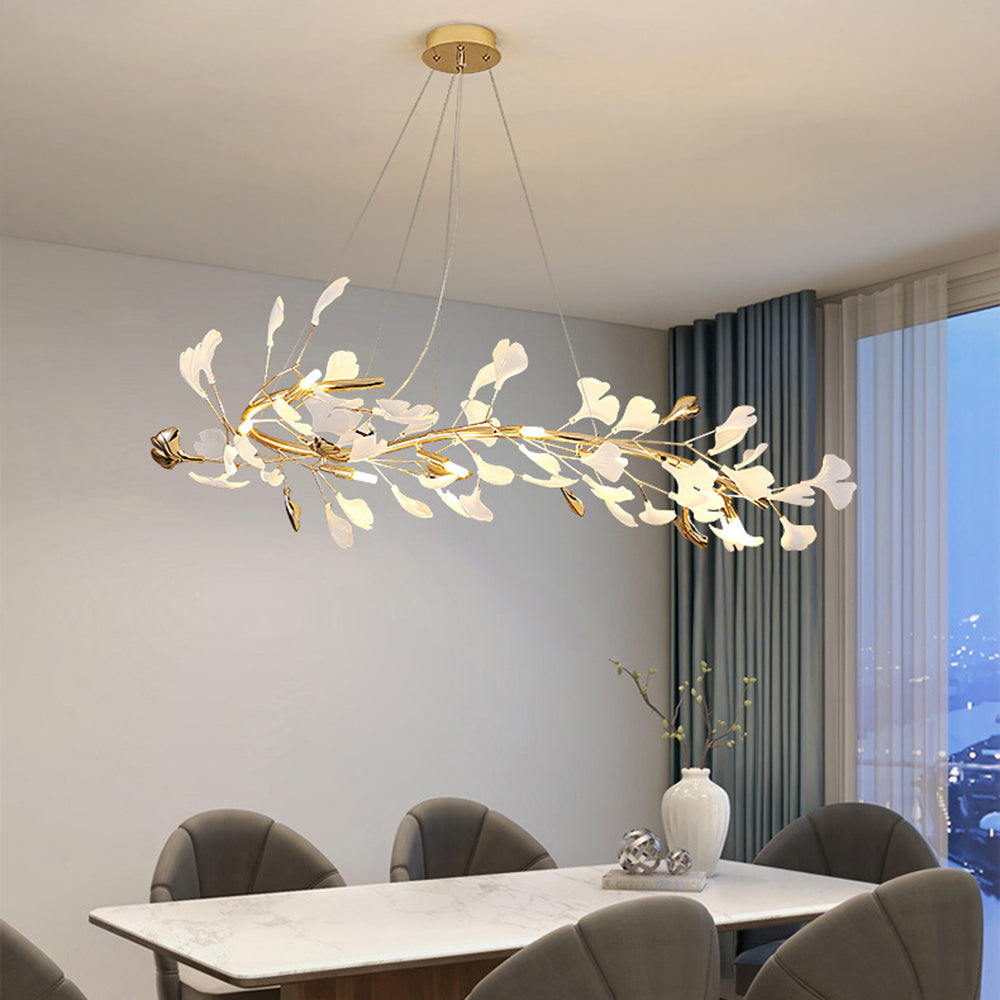 Olivia Ceramic Metal Chandelier