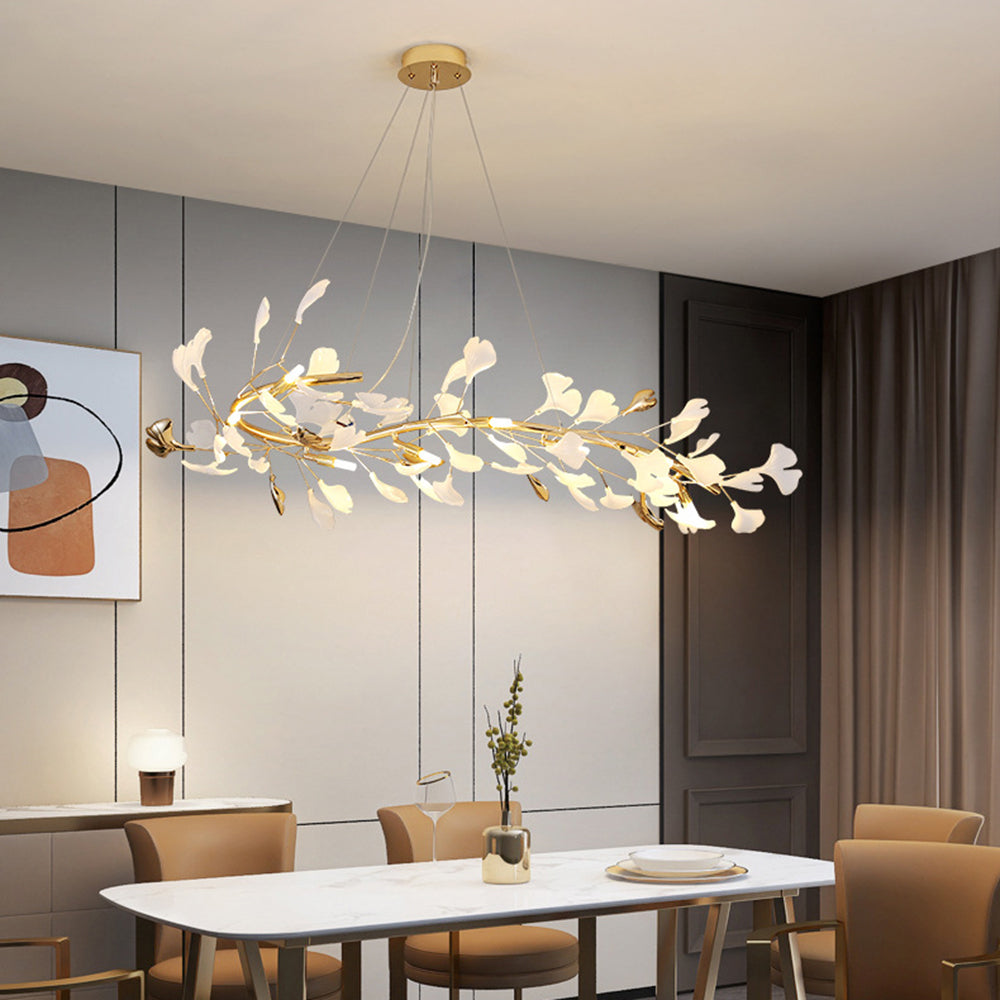 Olivia Ceramic Metal Chandelier