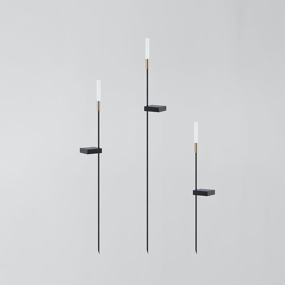 Pena Reed Solar Outdoor Post Light