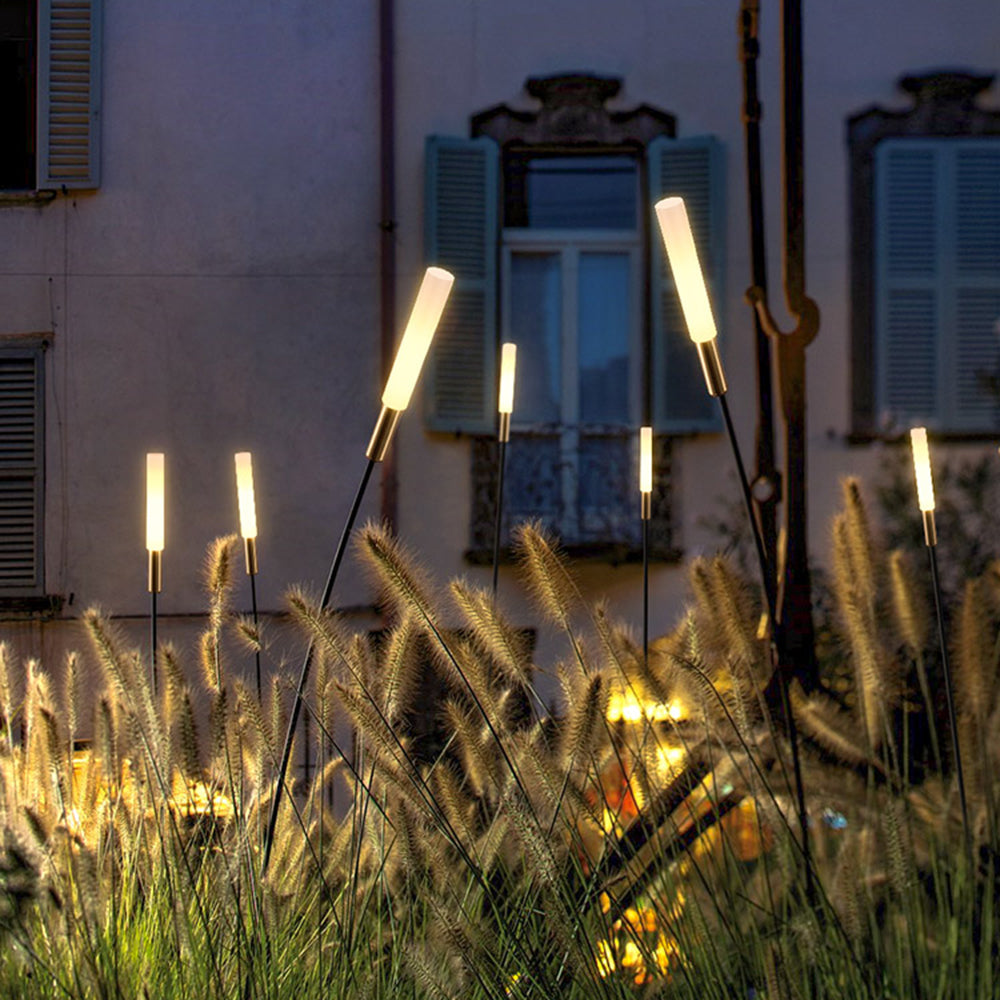 Pena Reed Solar Outdoor Post Light