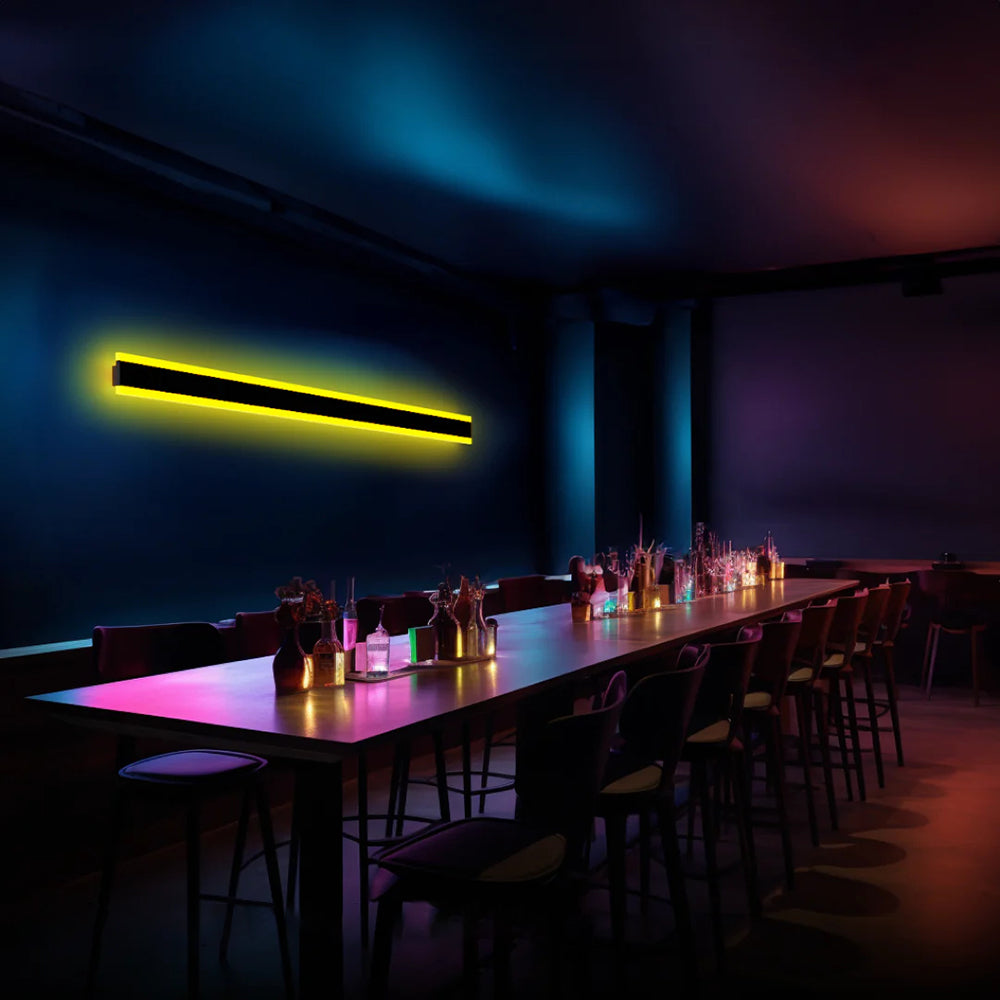 Edge Dark Steel RGB Outdoor Wall Light