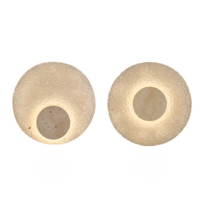 Acrylic Travertine Wall Light | Modern Sconce Light with Soft LED Glow | Minimalist Fixture for Cozy Ambiance 7