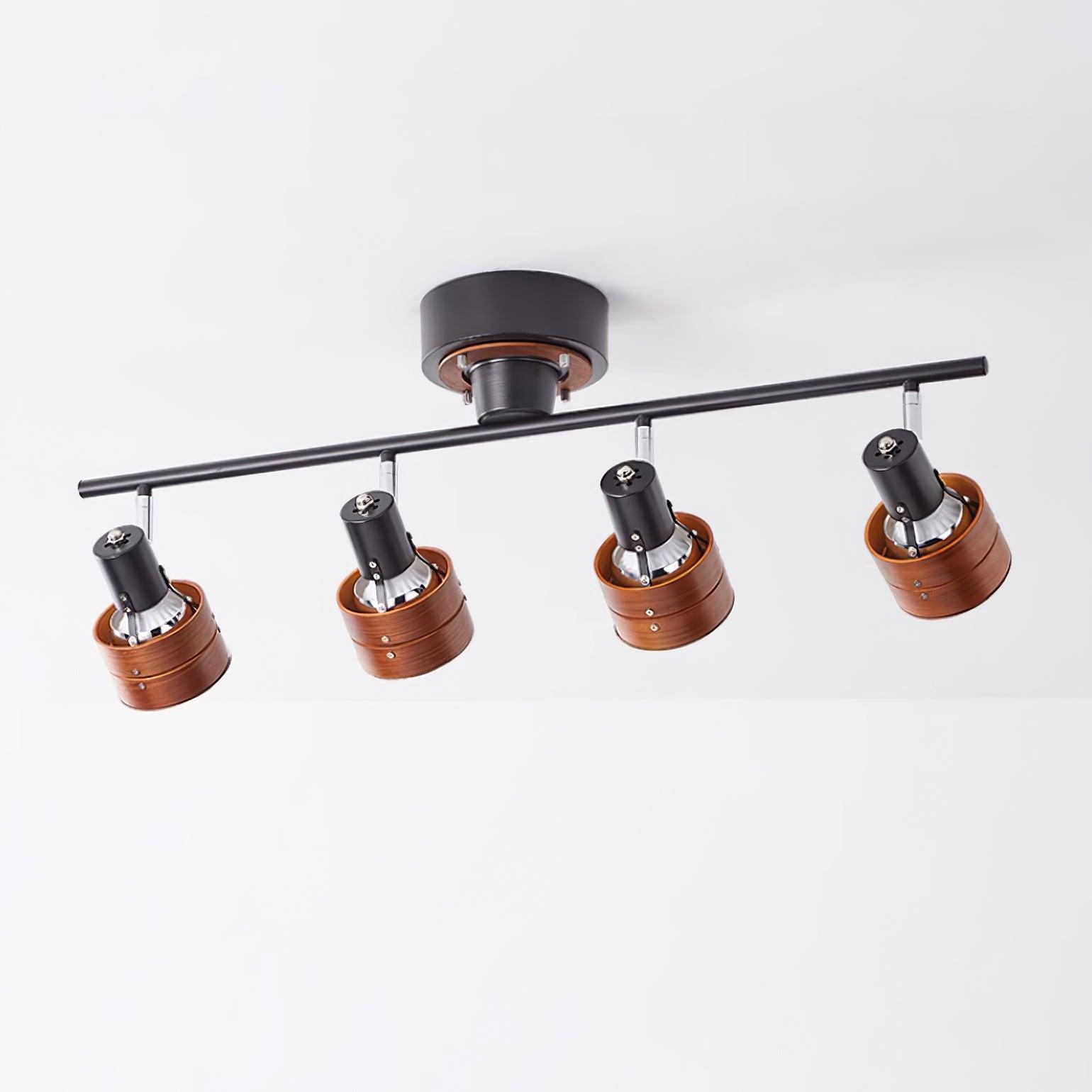 Adjustable 4-Light Track Light Ceiling with Three-Color Changing Feature | Versatile Track Spotlights for Customizable Illumination 7