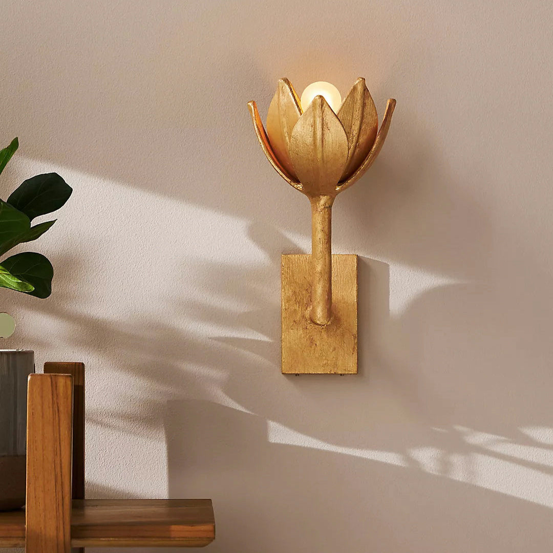 Kristy Wall Lamp Flower