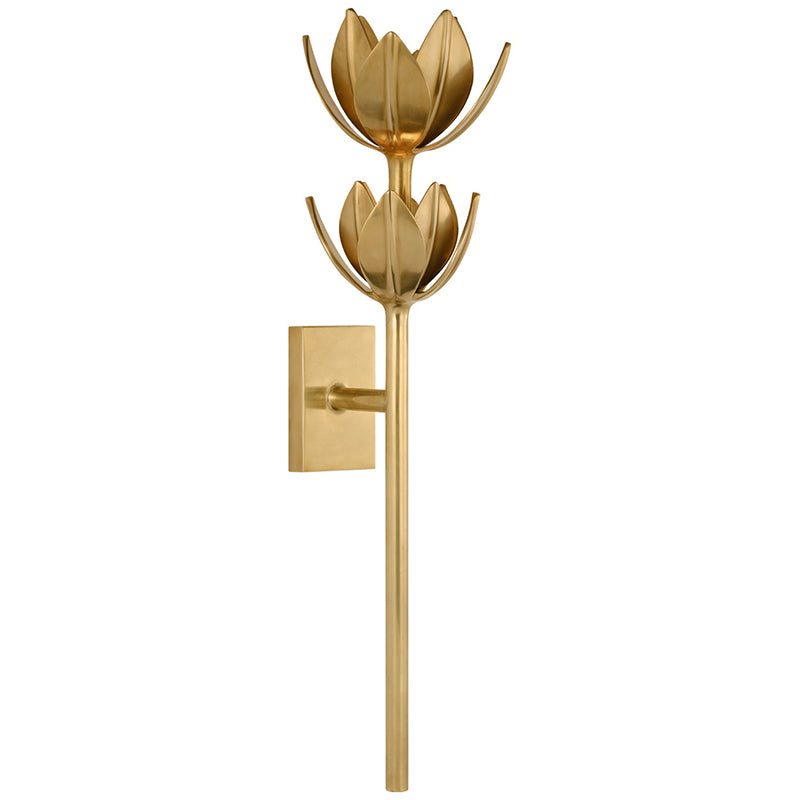 Kristy Wall Lamp Flower - H63.5 Brass