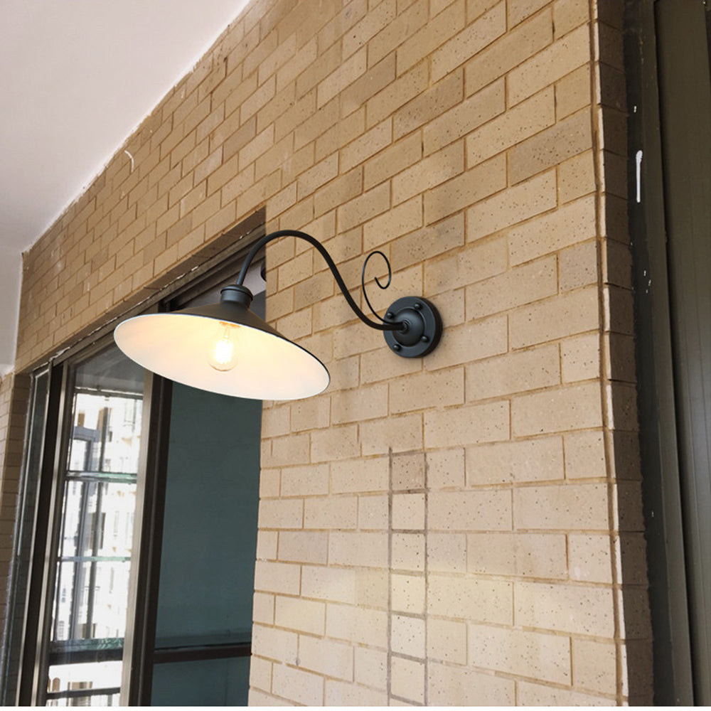 Alessio Vintage Outdoor Wall Light with IP65 Waterproof Rating | Elegant Metal Design for Courtyards and Terraces 1