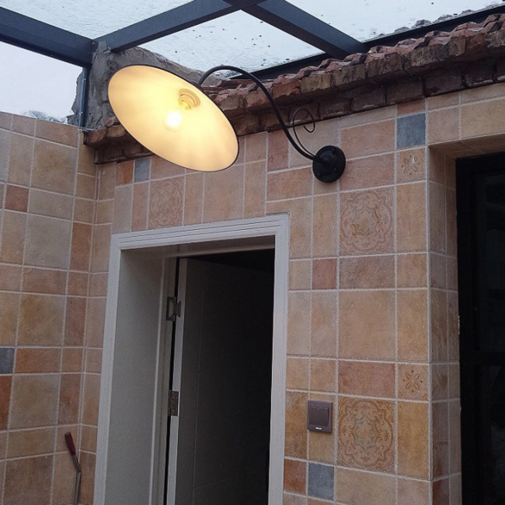 Alessio Vintage Outdoor Wall Light with IP65 Waterproof Rating | Elegant Metal Design for Courtyards and Terraces 4