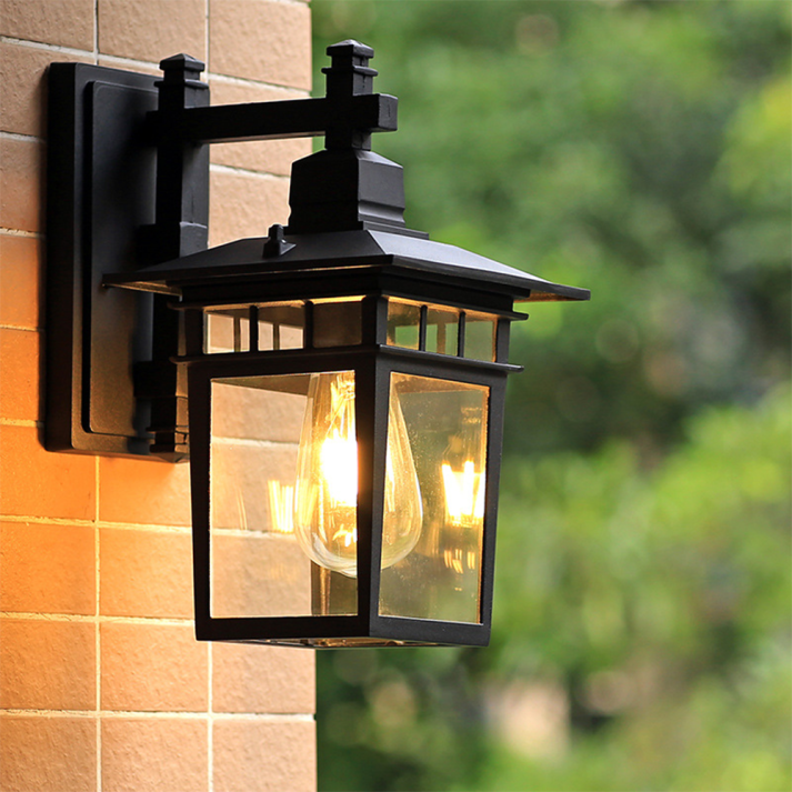 Alessio | Black Deco Outdoor Wall Lamp with Adjustable Head | Stylish Lighting for Outdoor Spaces 0