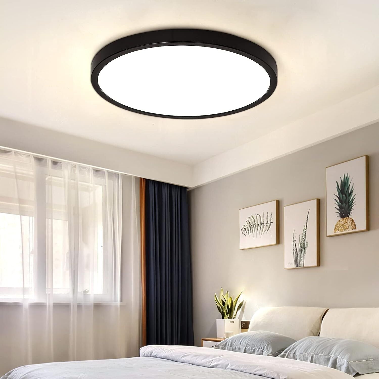 AquaGlow | Sleek Waterproof LED Flush Mount Ceiling Light Fixture 0