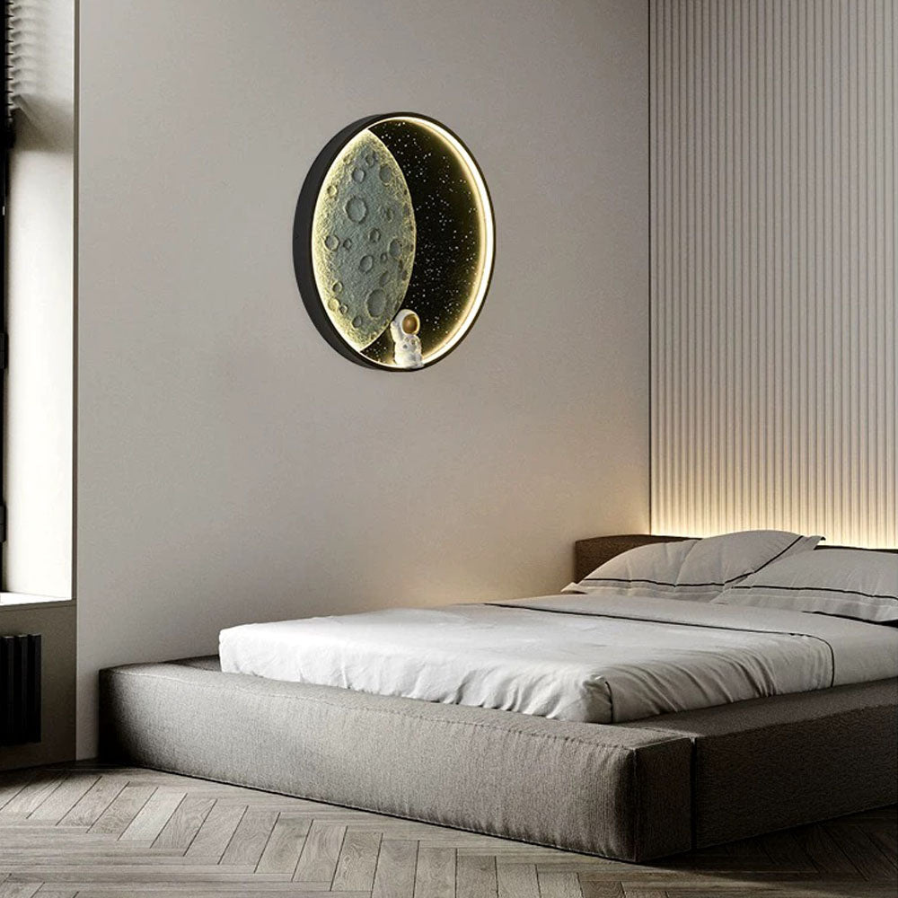 Aria Astronaut Moon Wall Lamp | 2 Sizes
