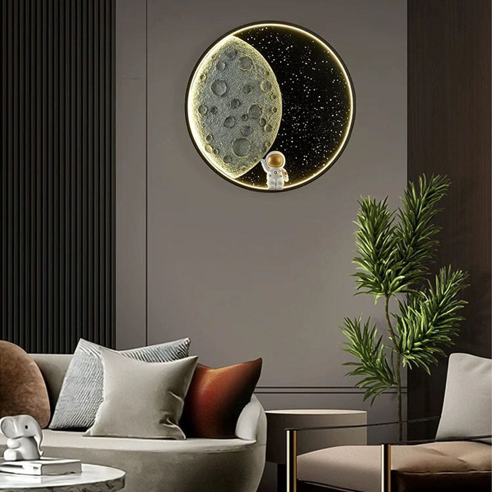 Aria Astronaut Moon Wall Lamp | 2 Sizes