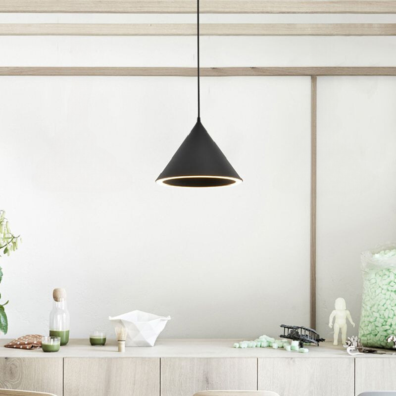Aria Funnel-Shape LED Pendant Light | Dimmable | 6 Colours
