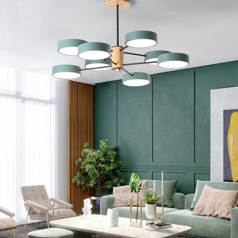 Arisha Art Deco Pendant Light | 4/6/8 Lamps | 3 Colours