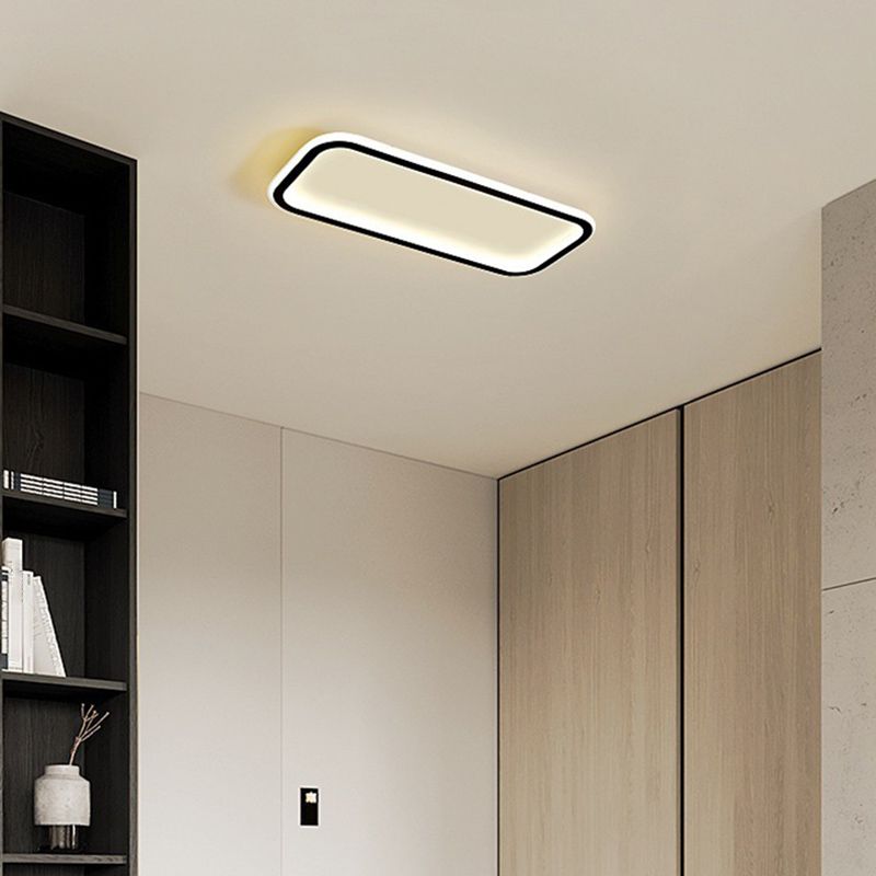 Arisha | Flush Mount Ceiling Light with Dimmable Features | Modern Black Frame for Elegant Illumination 0