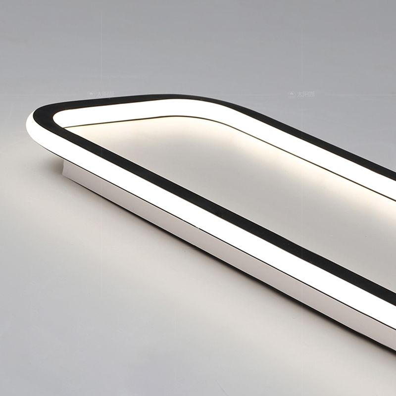 Arisha | Flush Mount Ceiling Light with Dimmable Features | Modern Black Frame for Elegant Illumination 5