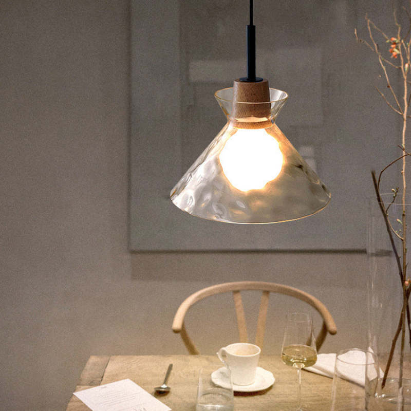 Arisha Geometric Glass Pendant Light | 3 Shapes | E27