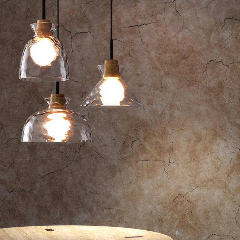 Arisha Geometric Glass Pendant Light | 3 Shapes | E27