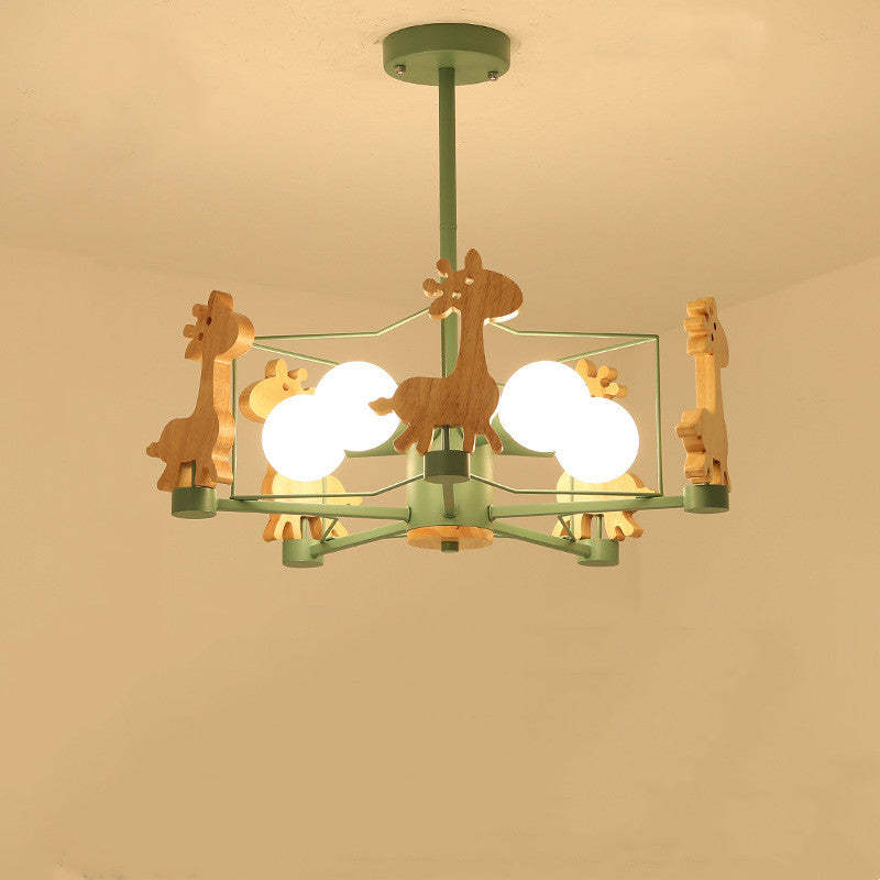 Arisha | LED Flush Mount Ceiling Light with Unique Giraffe Design | 3 Color Options for Kids' Rooms 10