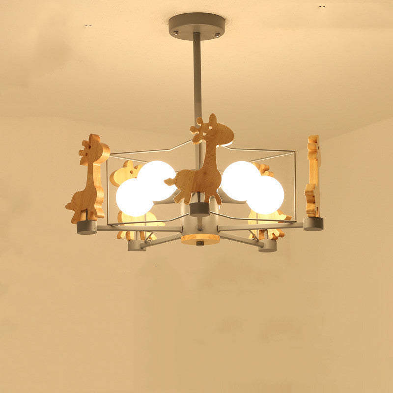 Arisha | LED Flush Mount Ceiling Light with Unique Giraffe Design | 3 Color Options for Kids' Rooms 11