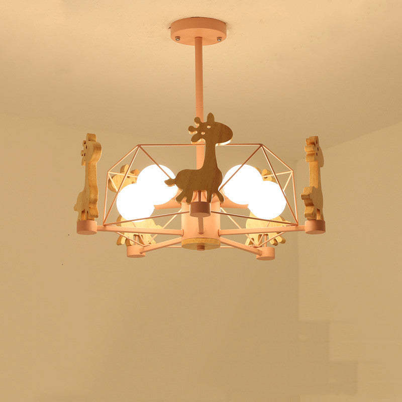 Arisha | LED Flush Mount Ceiling Light with Unique Giraffe Design | 3 Color Options for Kids' Rooms 12