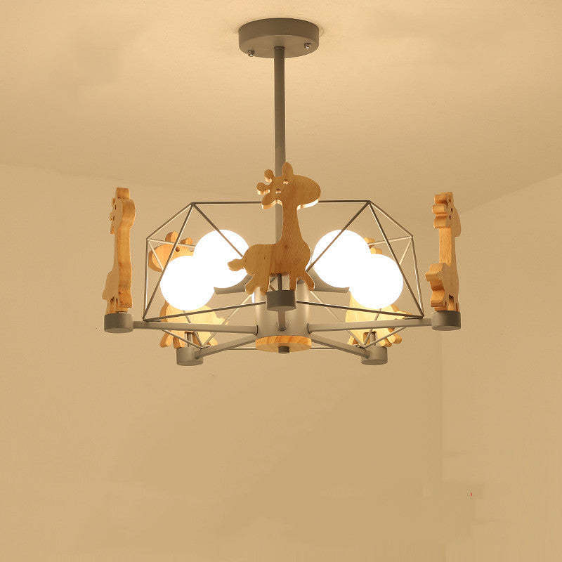 Arisha | LED Flush Mount Ceiling Light with Unique Giraffe Design | 3 Color Options for Kids' Rooms 13