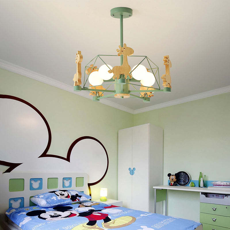 Arisha | LED Flush Mount Ceiling Light with Unique Giraffe Design | 3 Color Options for Kids' Rooms 5