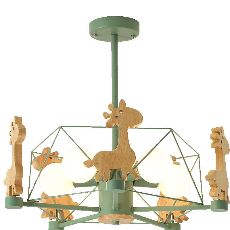 Arisha | LED Flush Mount Ceiling Light with Unique Giraffe Design | 3 Color Options for Kids' Rooms 6