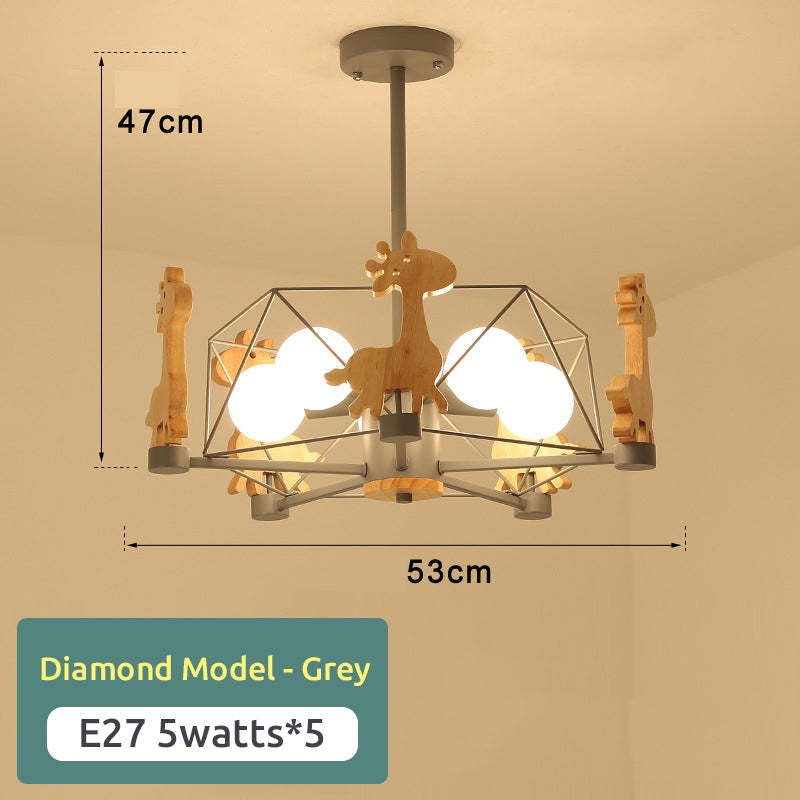 Arisha | LED Flush Mount Ceiling Light with Unique Giraffe Design | 3 Color Options for Kids' Rooms 7