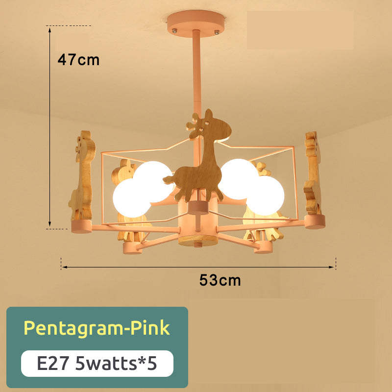 Arisha | LED Flush Mount Ceiling Light with Unique Giraffe Design | 3 Color Options for Kids' Rooms 8