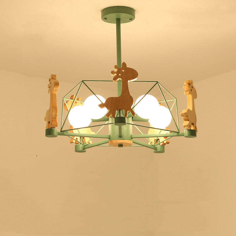 Arisha | LED Flush Mount Ceiling Light with Unique Giraffe Design | 3 Color Options for Kids' Rooms 9