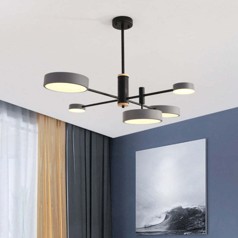 Arisha LED Pendant Light | Gold/White/Grey | 4/5/7-Head