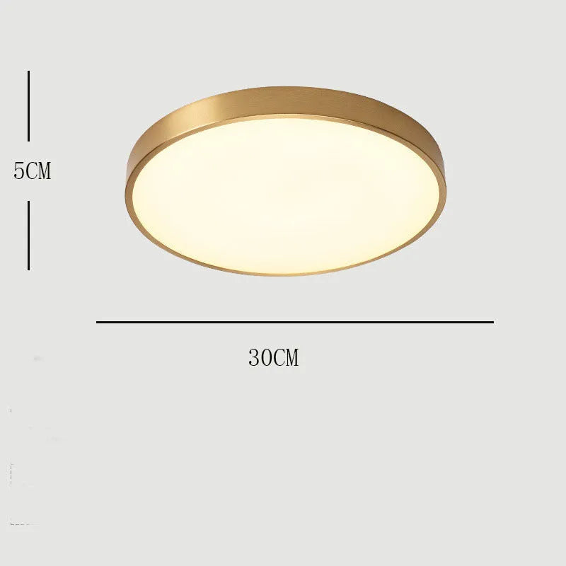 Arisha | Nordic LED Ceiling Light with Elegant Gold Finish | Sophisticated Illumination for Living Spaces 4