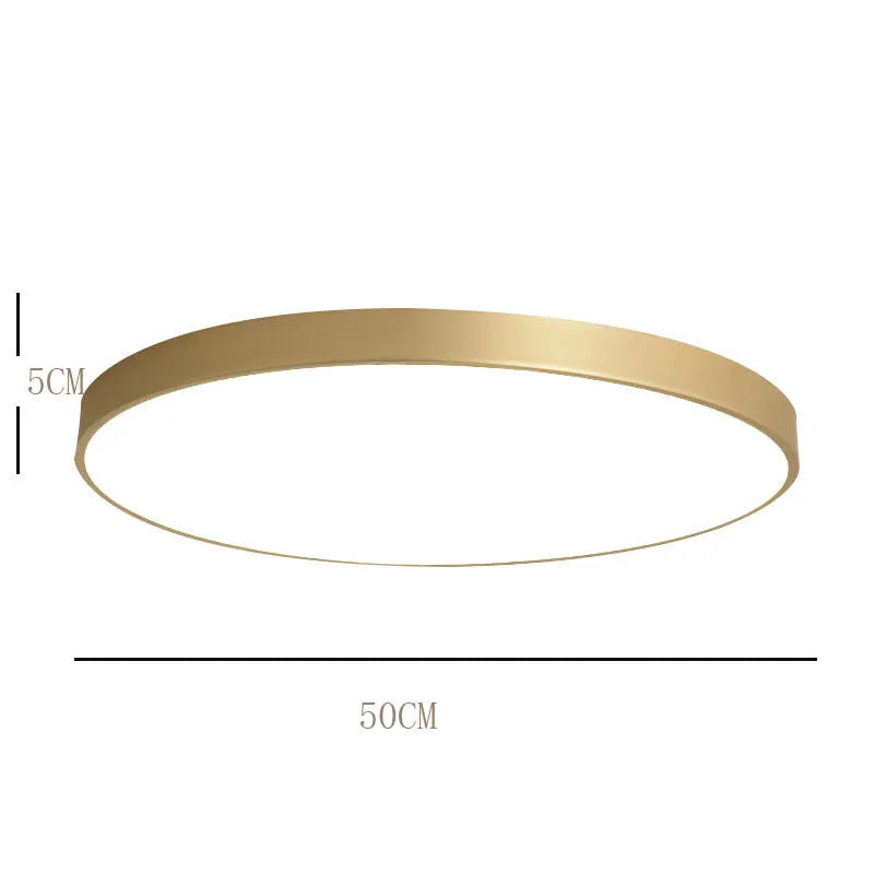 Arisha | Nordic LED Ceiling Light with Elegant Gold Finish | Sophisticated Illumination for Living Spaces 6
