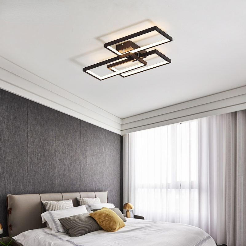 Arisha | Rectangular Flush Mount Ceiling Light with Dimmable Feature | Elegant Metal Design for Modern Spaces 2
