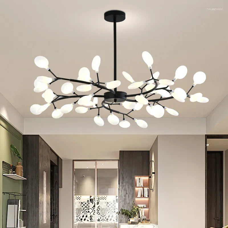 Art Deco Chandelier Light with Elegant Glass Accents | Stunning Lighting for Living Room and Bedroom 0