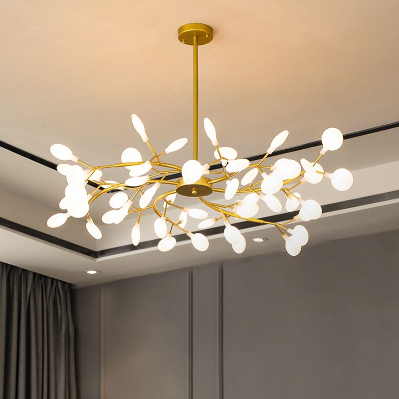 Art Deco Chandelier Light with Elegant Glass Accents | Stunning Lighting for Living Room and Bedroom 2