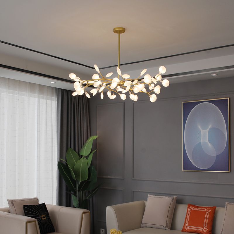 Art Deco Chandelier Light with Elegant Glass Accents | Stunning Lighting for Living Room and Bedroom 3
