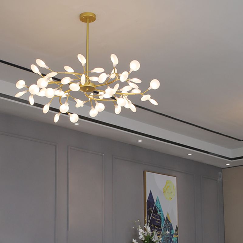 Art Deco Chandelier Light with Elegant Glass Accents | Stunning Lighting for Living Room and Bedroom 5