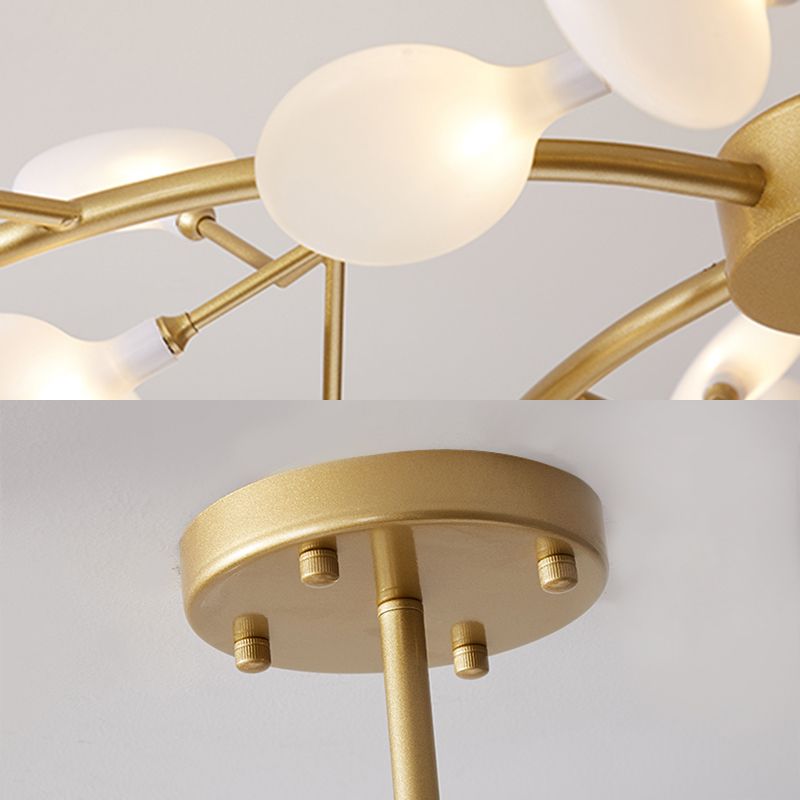 Art Deco Chandelier Light with Elegant Glass Accents | Stunning Lighting for Living Room and Bedroom 6