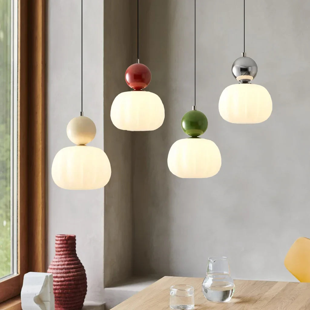 Art Deco Pendant Light | Glass Pendant Lighting with Elegant Design | Stylish Illumination for Modern Kitchens 1