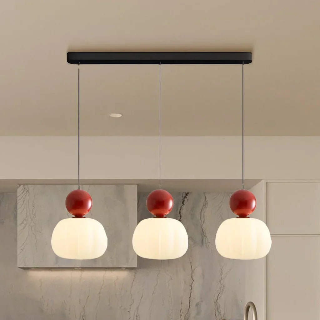 Art Deco Pendant Light | Glass Pendant Lighting with Elegant Design | Stylish Illumination for Modern Kitchens 11