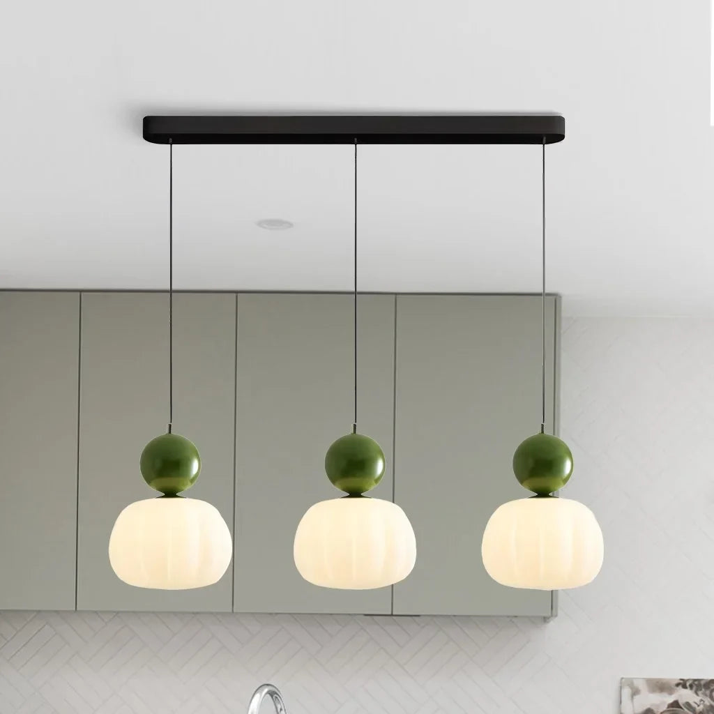 Art Deco Pendant Light | Glass Pendant Lighting with Elegant Design | Stylish Illumination for Modern Kitchens 9