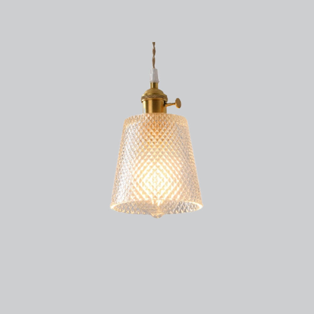 Valentina Art Deco Brass & Glass Pendant Light | 7 Styles | Warm White