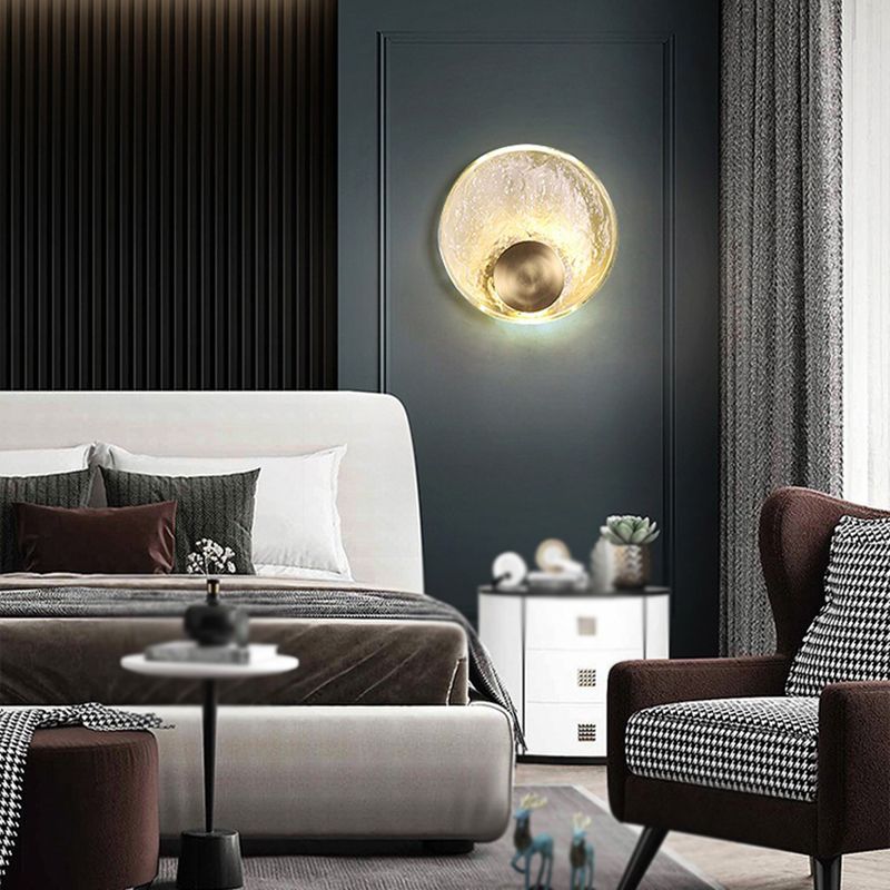 Art Deco Wall Lamp | Crystal & Metal Design with Warm White Light | Elegant Wall Sconce Lighting for Living Spaces 3